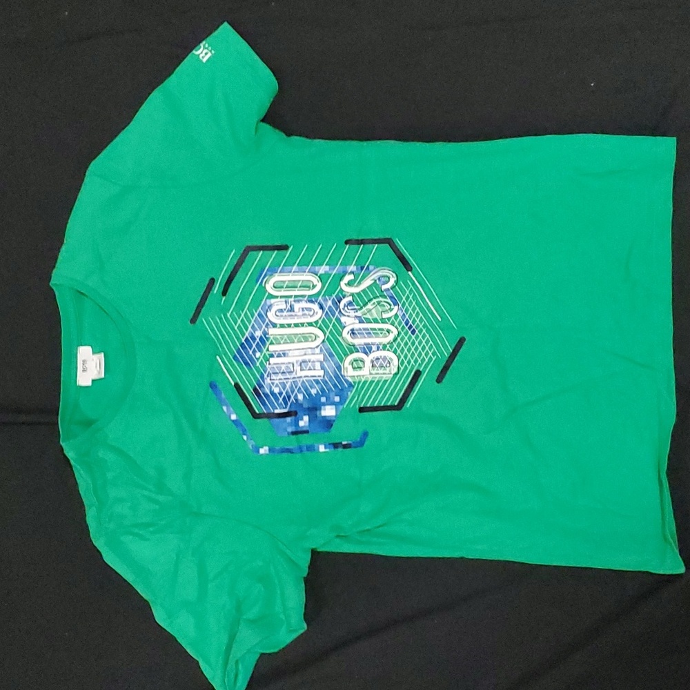 Hugo Boss green short t-shirt